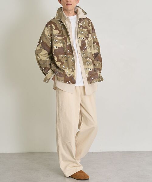 CRAFT STANDARD BOUTIQUE（クラフトスタンダードブティック）の「ミリタリージャケット（ブルゾン・メンズ・カーキ/ベージュ・M/L）」の7枚目の写真