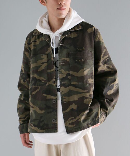 CRAFT STANDARD BOUTIQUE（クラフトスタンダードブティック）の「ミリタリージャケット（ブルゾン・メンズ・カーキ/ベージュ・M/L）」の10枚目の写真