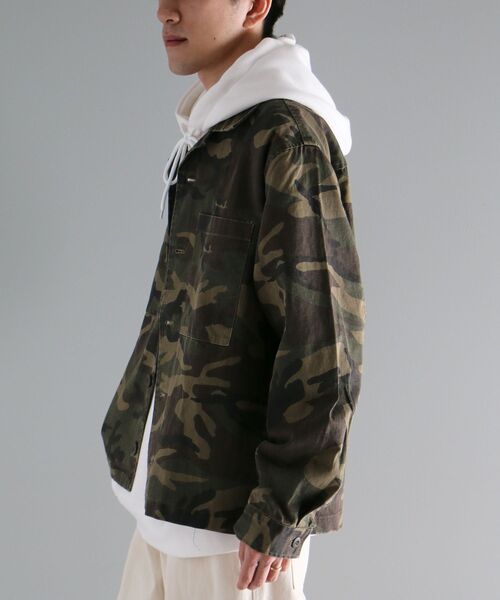 CRAFT STANDARD BOUTIQUE（クラフトスタンダードブティック）の「ミリタリージャケット（ブルゾン・メンズ・カーキ/ベージュ・M/L）」の11枚目の写真