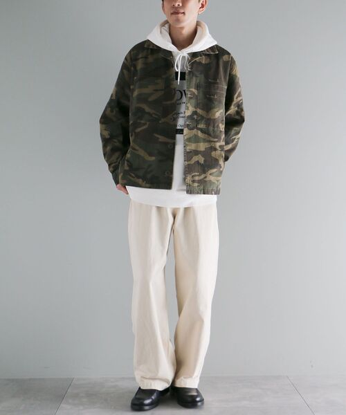 CRAFT STANDARD BOUTIQUE（クラフトスタンダードブティック）の「ミリタリージャケット（ブルゾン・メンズ・カーキ/ベージュ・M/L）」の13枚目の写真