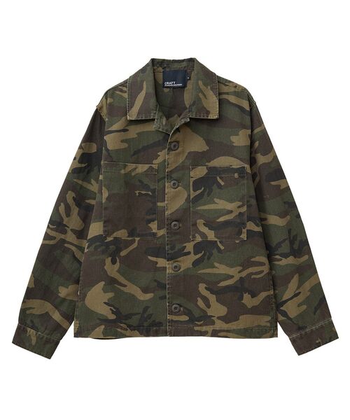 CRAFT STANDARD BOUTIQUE（クラフトスタンダードブティック）の「ミリタリージャケット（ブルゾン・メンズ・カーキ/ベージュ・M/L）」の14枚目の写真