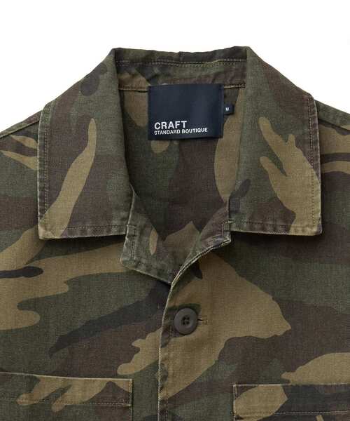 CRAFT STANDARD BOUTIQUE（クラフトスタンダードブティック）の「ミリタリージャケット（ブルゾン・メンズ・カーキ/ベージュ・M/L）」の16枚目の写真