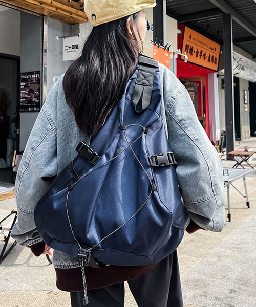 Y2K Bear USA スリングバッグ ワンショルダー ボディバッグ A4収納 DAY CLOSET ショルダーバッグ バッグ A4収納スリングワン