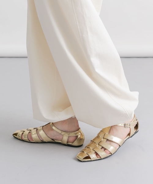 KBF（ケイビーエフ）の「フラットグルカサンダル（サンダル・レディース・ゴールド/シルバー/ブラック・37/38）」の10枚目の写真