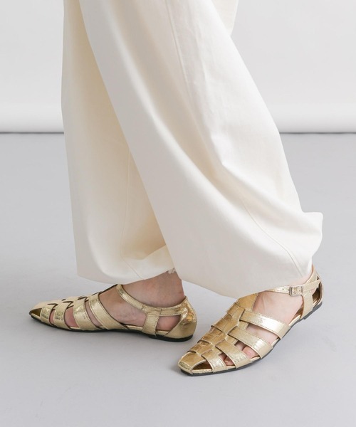 KBF（ケイビーエフ）の「フラットグルカサンダル（サンダル・レディース・ゴールド/シルバー/ブラック・37/38）」の5枚目の写真