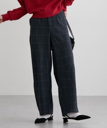 総柄カーブパンツ