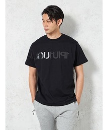 【1PIU1UGUALE3 RELAX】BIG LOGO INVERTED Tシャツ 春夏(ウノ ピゥ ウノ ウグァーレ トレ)