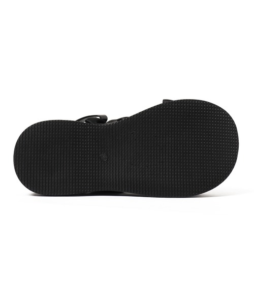 WEGO（ウィゴー）の「WEGO/メニーリボンサンダル（サンダル・レディース・ホワイト/ブラック・MEDIUM/LARGE）」の9枚目の写真