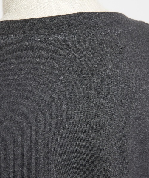 gomme(ゴム)の「20/-天竺 ヘムハッチングT(Tシャツ/カットソー・レディース・ブラック/ホワイト/チャコールグレー・MEDIUM)」の20枚目の写真