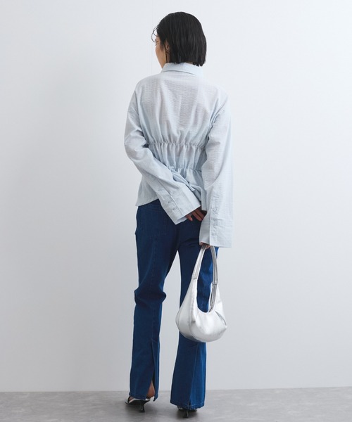 VICKY(ビッキー)の「バックスリットデニムパンツ≪手洗い可能≫(デニムパンツ・レディース・オフホワイト/ブルー・M)」の22枚目の写真