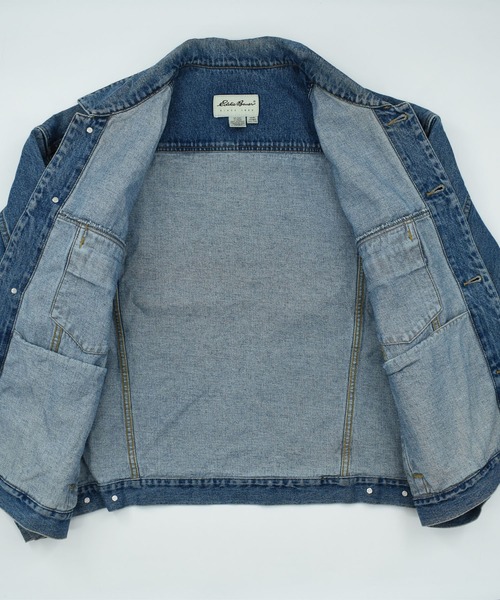 Eddie Bauer（エディーバウアー）の「【ヴィンテージ古着】90’s Eddie Bauer デニムジャケット（デニムジャケット・メンズ・ブルー・XX-LARGE）」の2枚目の写真