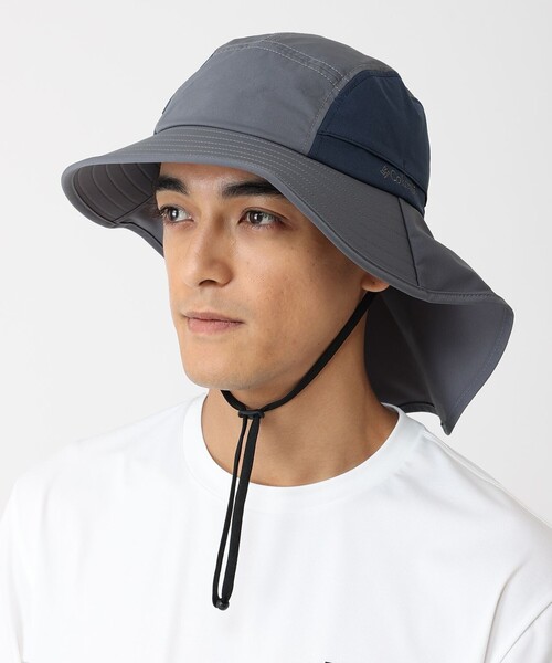 Columbia（コロンビア）の「Columbia／イエロードックマウンテン サンシェード ブーニー／コロンビア／冷却／UVカット（ハット・レディース・グレー/ブラック/グリーン/ブラウン・L/XL/S/M）」の2枚目の写真