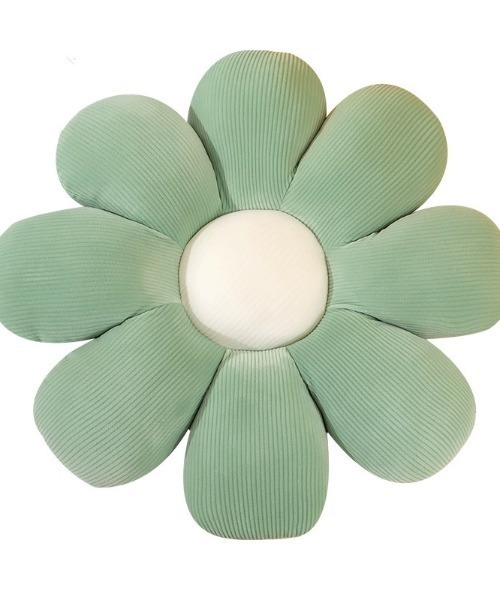 SHEPP（シープ）の「フラワークッション 座布団 ぬいぐるみ 枕（クッション/クッションカバー・レディース・イエロー/グリーン/ピンク/ホワイト/ブルー・F）」の13枚目の写真