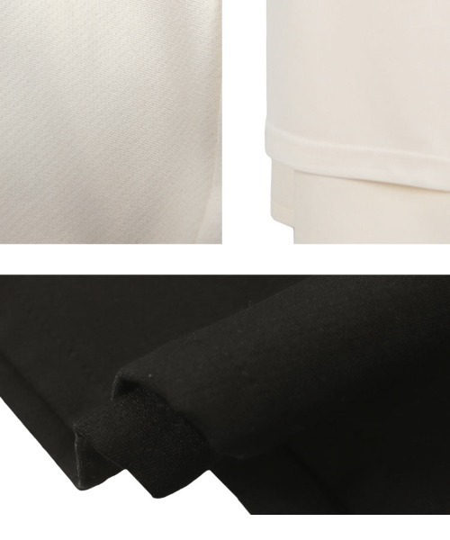 Petitle（プチレ）の「[ 低身長向けサイズ ] ワイドフレアパンツ（その他パンツ・レディース・アイボリー系/チャコール/ブラック・PM/PL/PS）」の8枚目の写真