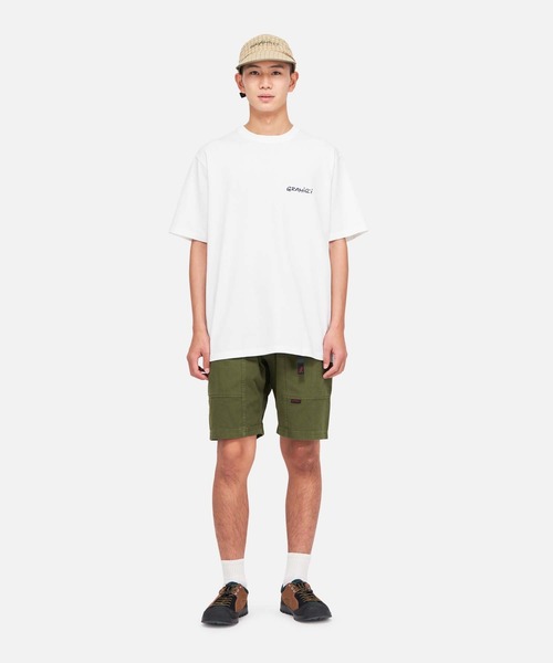 Gramicci(グラミチ)の「GEARED UP TEE|ギアアップTシャツ(Tシャツ/カットソー・メンズ・ヘザーグレー/カーキ/ホワイト・M/L/XL/XXL/S)」の11枚目の写真