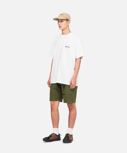 Gramicci(グラミチ)の「GEARED UP TEE|ギアアップTシャツ(Tシャツ/カットソー・メンズ・ヘザーグレー/カーキ/ホワイト・M/L/XL/XXL/S)」の6枚目の写真