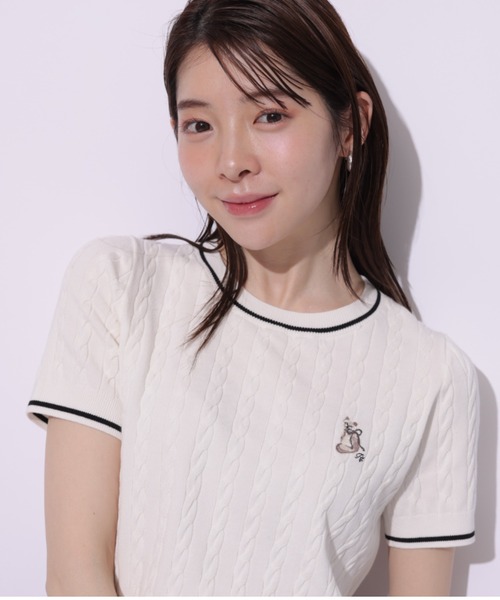 Rirandture - 新品❤︎新作❤︎リランドチュール❤︎パール調ネックニット ハイネックリボンニット（ニット/セーター）｜Rirandture（リ