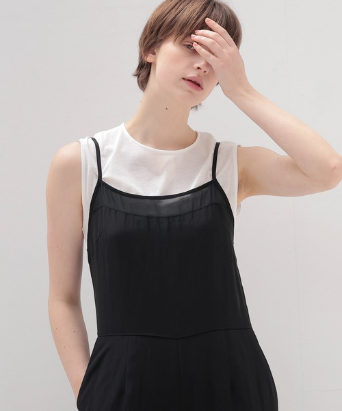 DRESSLAVE(ドレスレイブ)の「B7 / linen slab cami combinaison(リネンスラブキャミコンビネゾン)(サロペット/オーバーオール・レディース・ブラック・38)」の17枚目の写真