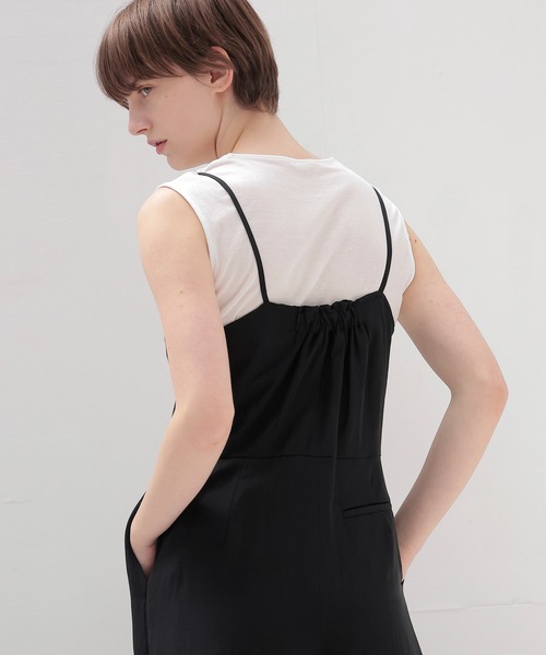 DRESSLAVE(ドレスレイブ)の「B7 / linen slab cami combinaison(リネンスラブキャミコンビネゾン)(サロペット/オーバーオール・レディース・ブラック・38)」の19枚目の写真