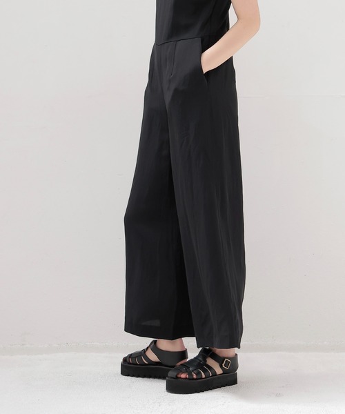 DRESSLAVE(ドレスレイブ)の「B7 / linen slab cami combinaison(リネンスラブキャミコンビネゾン)(サロペット/オーバーオール・レディース・ブラック・38)」の3枚目の写真