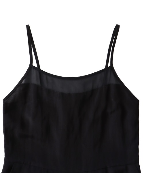 DRESSLAVE(ドレスレイブ)の「B7 / linen slab cami combinaison(リネンスラブキャミコンビネゾン)(サロペット/オーバーオール・レディース・ブラック・38)」の6枚目の写真