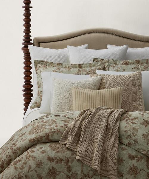 ラルフローレンホーム英国製ツイン用枕カバードュベカバーセット