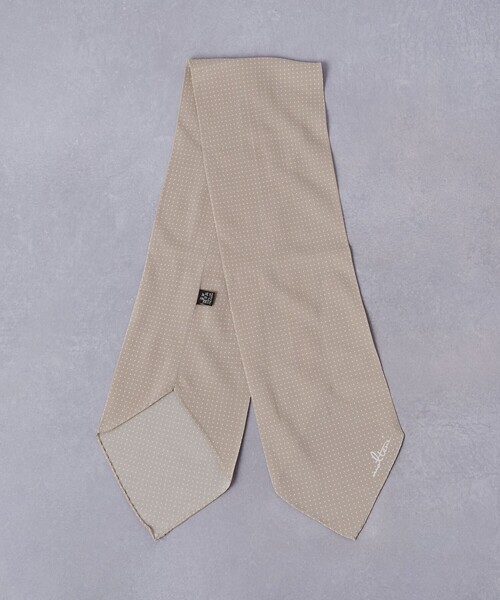 UNITED ARROWS(ユナイテッドアローズ)の「<molteni> ドットプリント アスコットタイ(ストール/ショール・メンズ・シャーベット/ダークブラウン/ベージュ/ネイビー・FREE)」の13枚目の写真
