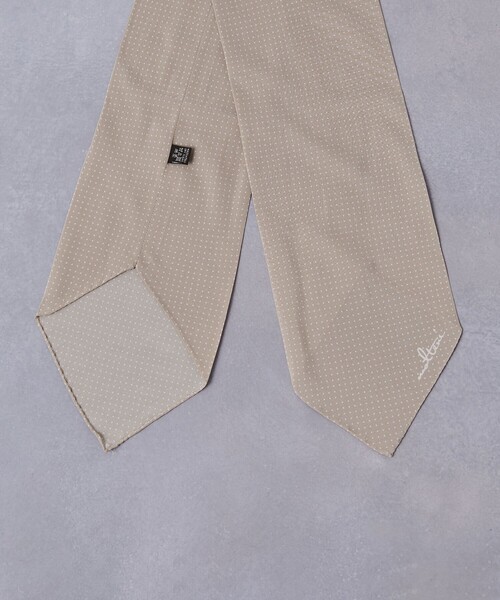 UNITED ARROWS(ユナイテッドアローズ)の「<molteni> ドットプリント アスコットタイ(ストール/ショール・メンズ・シャーベット/ダークブラウン/ベージュ/ネイビー・FREE)」の15枚目の写真