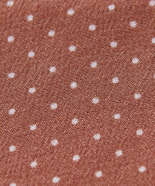 UNITED ARROWS(ユナイテッドアローズ)の「<molteni> ドットプリント アスコットタイ(ストール/ショール・メンズ・シャーベット/ダークブラウン/ベージュ/ネイビー・FREE)」の12枚目の写真