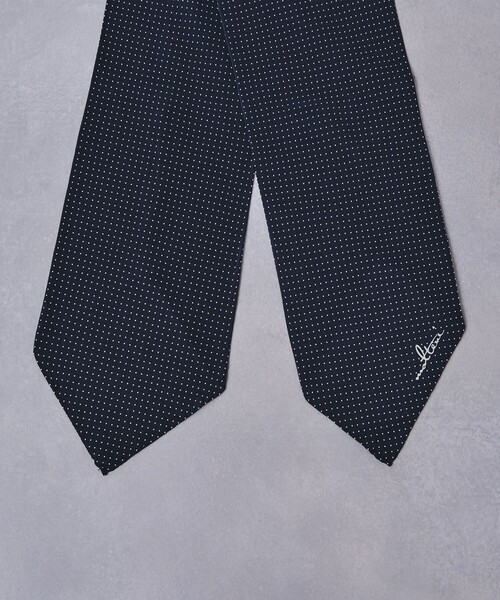 UNITED ARROWS(ユナイテッドアローズ)の「<molteni> ドットプリント アスコットタイ(ストール/ショール・メンズ・シャーベット/ダークブラウン/ベージュ/ネイビー・FREE)」の5枚目の写真