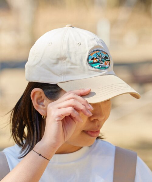 DOD（ディーオーディー）の「【DOD別注】ナツカシノキャップ/レディース、メンズ（キャップ・レディース・グリーン/チャコールグレー/アイボリー・ONE SIZE）」の13枚目の写真
