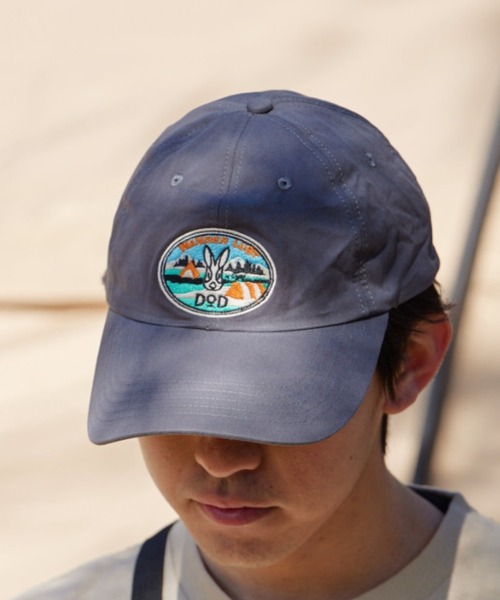 DOD（ディーオーディー）の「【DOD別注】ナツカシノキャップ/レディース、メンズ（キャップ・レディース・グリーン/チャコールグレー/アイボリー・ONE SIZE）」の3枚目の写真