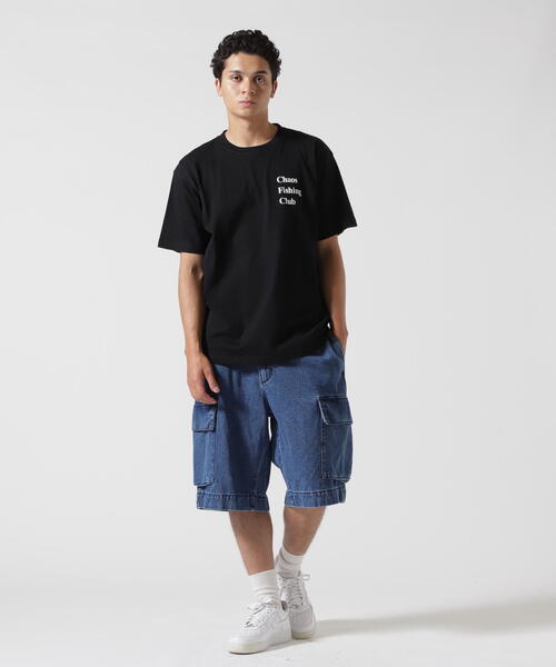 BEAVER(ビーバー)の「B omnivore/ビーオムニボー DENIM CARGO SHORTS デニムカーゴショーツ(その他パンツ・メンズ・ブラック/ブルー・L/M)」の12枚目の写真