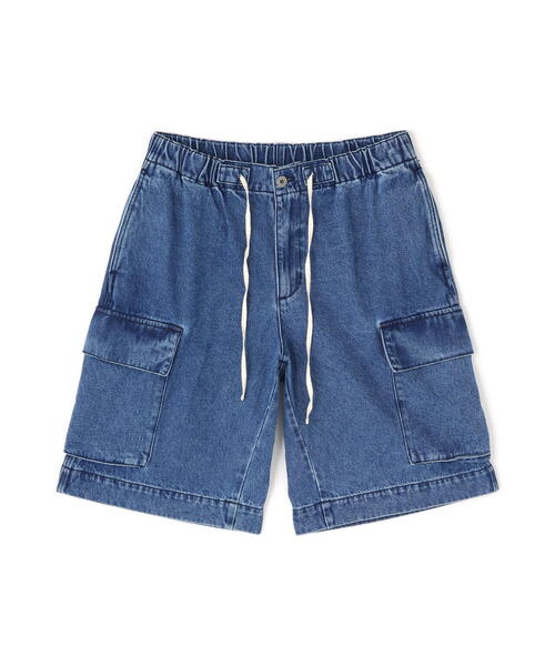 BEAVER(ビーバー)の「B omnivore/ビーオムニボー DENIM CARGO SHORTS デニムカーゴショーツ(その他パンツ・メンズ・ブラック/ブルー・L/M)」の18枚目の写真