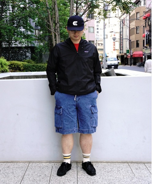 BEAVER(ビーバー)の「B omnivore/ビーオムニボー DENIM CARGO SHORTS デニムカーゴショーツ(その他パンツ・メンズ・ブラック/ブルー・L/M)」の9枚目の写真
