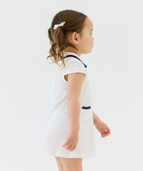 おまとめ専用出品 Popelin ワンピース、モイモルンワンピース moimoln - モイモルン ワンピース 100 チェック ピンク襟 子供服
