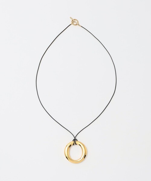 UNITED ARROWS(ユナイテッドアローズ)の「Oシェイプ コードネックレス(ネックレス・レディース・シルバー/ゴールド・FREE)」の9枚目の写真