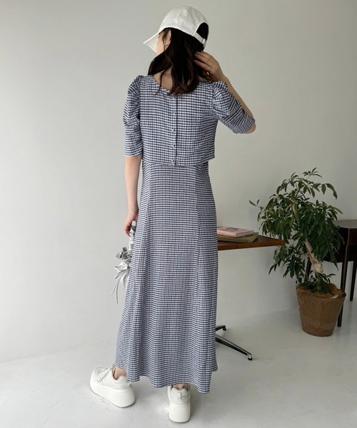 one after another NICE CLAUP（ワンアフターアナザーナイスクラップ）の「【お気に入り登録5万人突破！】マルチウェイセットワンピース/WEB限定商品（ワンピース・レディース・オフホワイト/ブラック系その他/ホワイト×ブラック/ブラック/ホワイト系その他/ホワイト×ネイビー・FREE）」の18枚目の写真