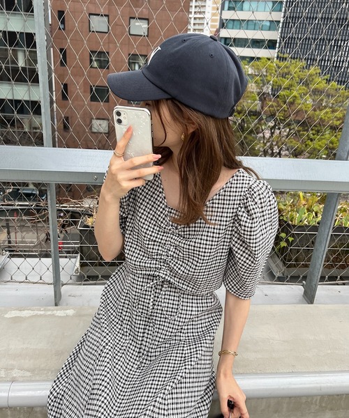 one after another NICE CLAUP（ワンアフターアナザーナイスクラップ）の「【お気に入り登録5万人突破！】マルチウェイセットワンピース/WEB限定商品（ワンピース・レディース・オフホワイト/ブラック系その他/ホワイト×ブラック/ブラック/ホワイト系その他/ホワイト×ネイビー・FREE）」の12枚目の写真