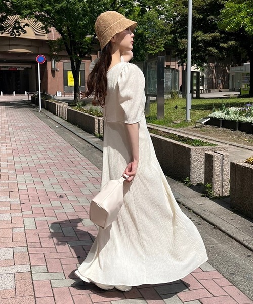 one after another NICE CLAUP（ワンアフターアナザーナイスクラップ）の「【お気に入り登録5万人突破！】マルチウェイセットワンピース/WEB限定商品（ワンピース・レディース・オフホワイト/ブラック系その他/ホワイト×ブラック/ブラック/ホワイト系その他/ホワイト×ネイビー・FREE）」の9枚目の写真