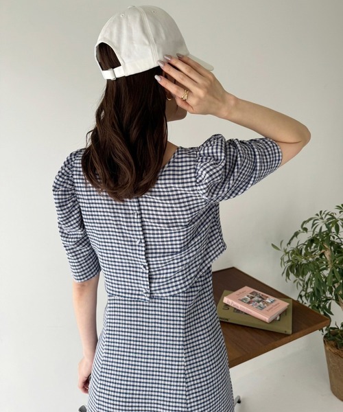 one after another NICE CLAUP（ワンアフターアナザーナイスクラップ）の「【お気に入り登録5万人突破！】マルチウェイセットワンピース/WEB限定商品（ワンピース・レディース・オフホワイト/ブラック系その他/ホワイト×ブラック/ブラック/ホワイト系その他/ホワイト×ネイビー・FREE）」の20枚目の写真