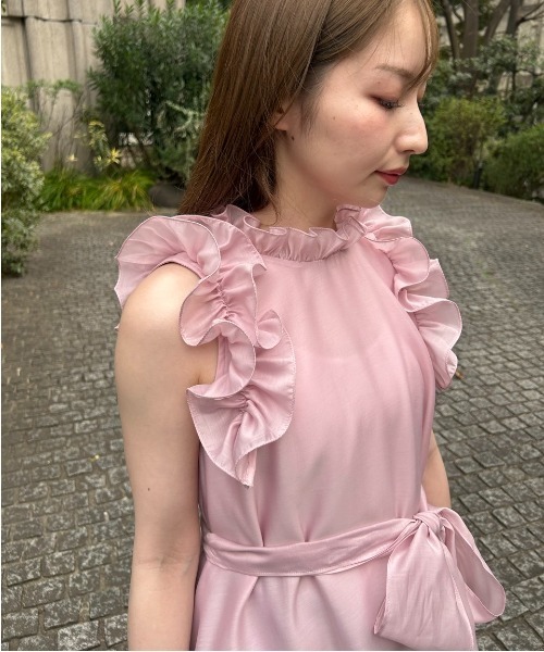 セール】Aラインフレアラッフルブラウス（シャツ/ブラウス）｜CELFORD