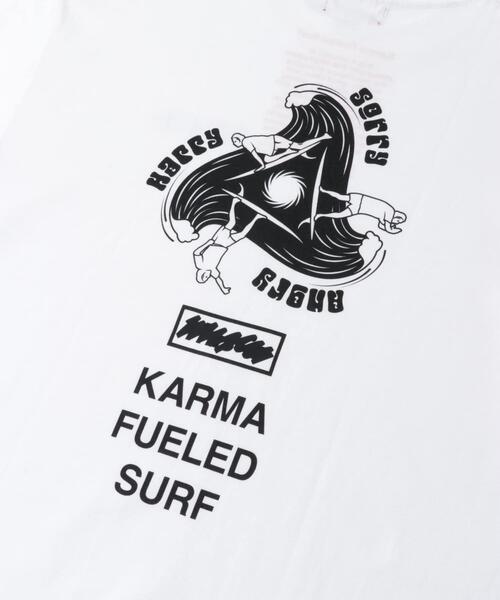 THE GOODLAND MARKET(ザグッドランドマーケット)の「That’s RE The Organic Tee KARMA(Tシャツ/カットソー・メンズ・ホワイト/ブラック・MEDIUM/LARGE/X-LARGE)」の10枚目の写真