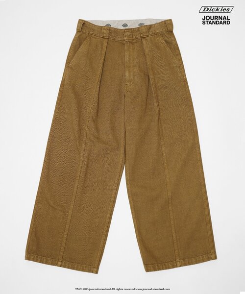 Dickies(ディッキーズ)の「DICKIES / ディッキーズ ヴァーティカルカット デニムパンツ(デニムパンツ・メンズ・チャコールグレー/ブルー系その他/キャメル・MEDIUM/LARGE)」の6枚目の写真