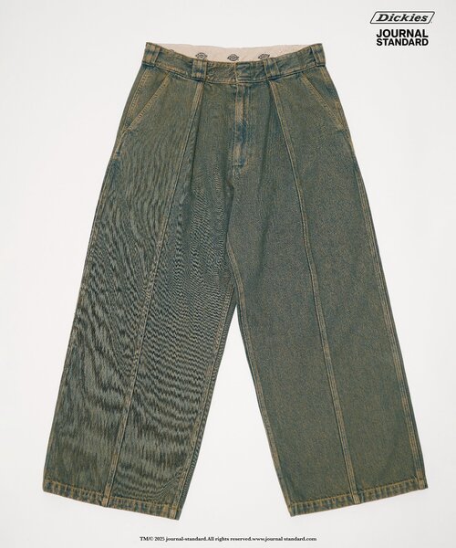 Dickies(ディッキーズ)の「DICKIES / ディッキーズ ヴァーティカルカット デニムパンツ(デニムパンツ・メンズ・チャコールグレー/ブルー系その他/キャメル・MEDIUM/LARGE)」の8枚目の写真