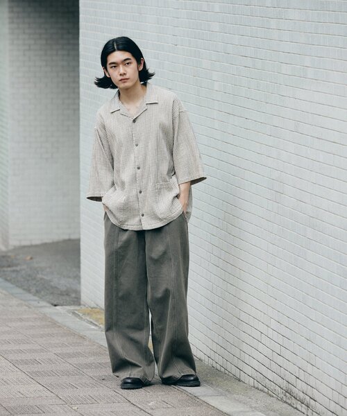 Dickies(ディッキーズ)の「DICKIES / ディッキーズ ヴァーティカルカット デニムパンツ(デニムパンツ・メンズ・チャコールグレー/ブルー系その他/キャメル・MEDIUM/LARGE)」の10枚目の写真