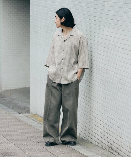 Dickies(ディッキーズ)の「DICKIES / ディッキーズ ヴァーティカルカット デニムパンツ(デニムパンツ・メンズ・チャコールグレー/ブルー系その他/キャメル・MEDIUM/LARGE)」の13枚目の写真