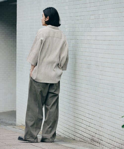 Dickies(ディッキーズ)の「DICKIES / ディッキーズ ヴァーティカルカット デニムパンツ(デニムパンツ・メンズ・チャコールグレー/ブルー系その他/キャメル・MEDIUM/LARGE)」の14枚目の写真