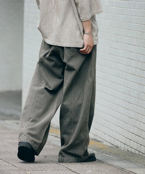 Dickies(ディッキーズ)の「DICKIES / ディッキーズ ヴァーティカルカット デニムパンツ(デニムパンツ・メンズ・チャコールグレー/ブルー系その他/キャメル・MEDIUM/LARGE)」の18枚目の写真