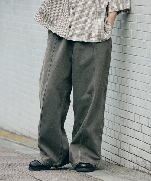 Dickies(ディッキーズ)の「DICKIES / ディッキーズ ヴァーティカルカット デニムパンツ(デニムパンツ・メンズ・チャコールグレー/ブルー系その他/キャメル・MEDIUM/LARGE)」の19枚目の写真